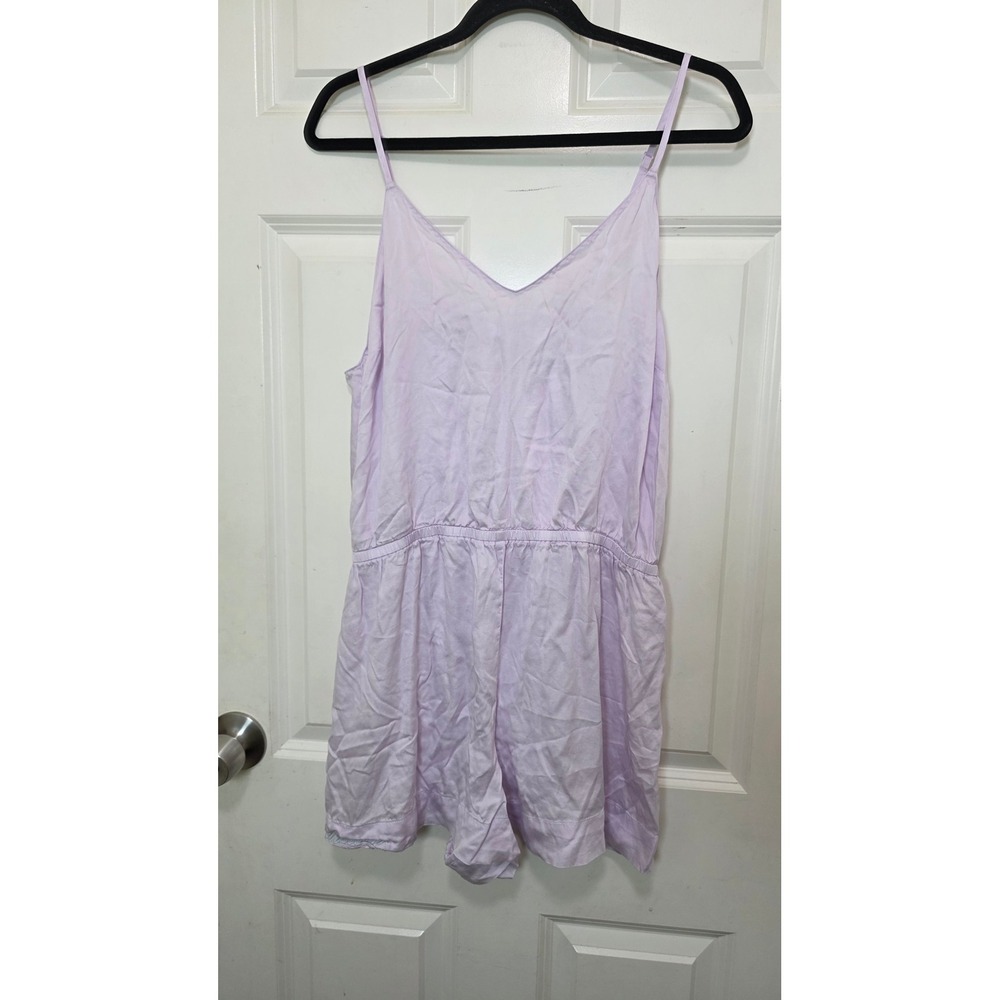 Victoria's Secret Naomi Romper Womens XL Purple Lyocell Sleepwear Loungewear